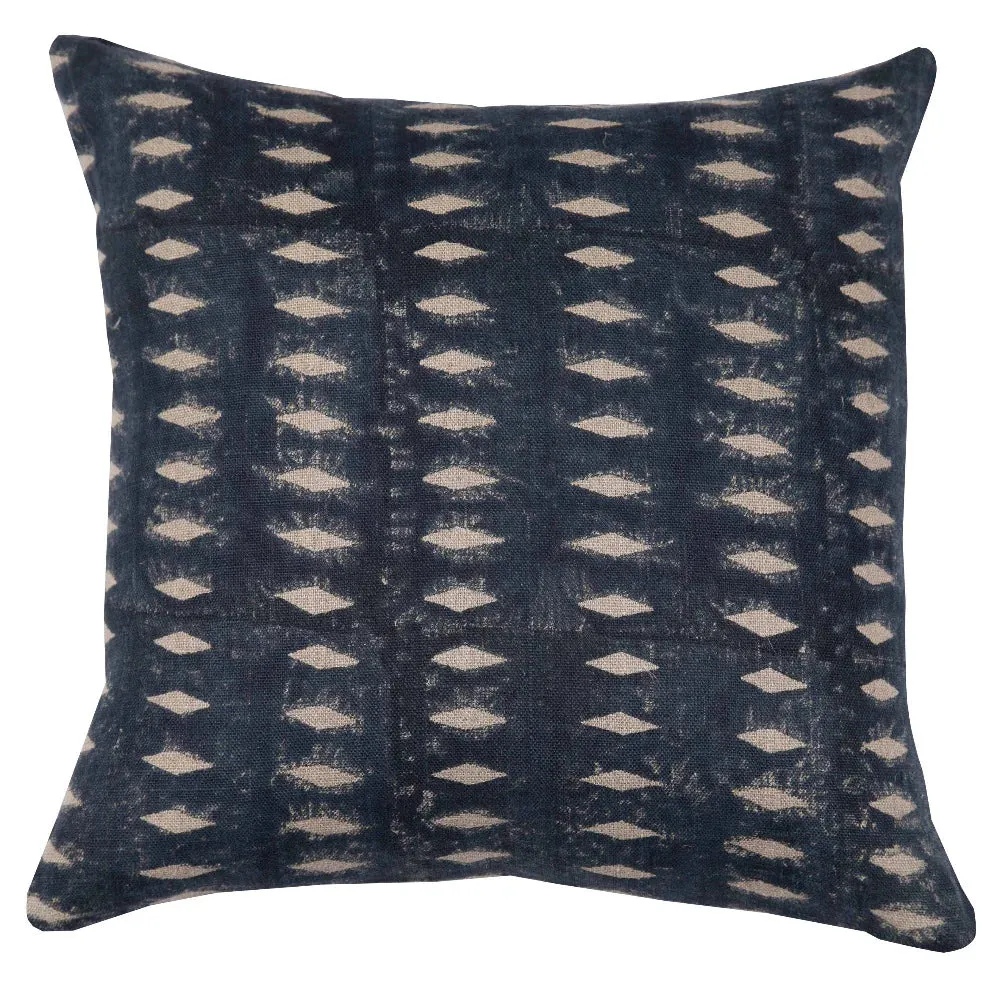 Villa Indigo Pillow 24x24