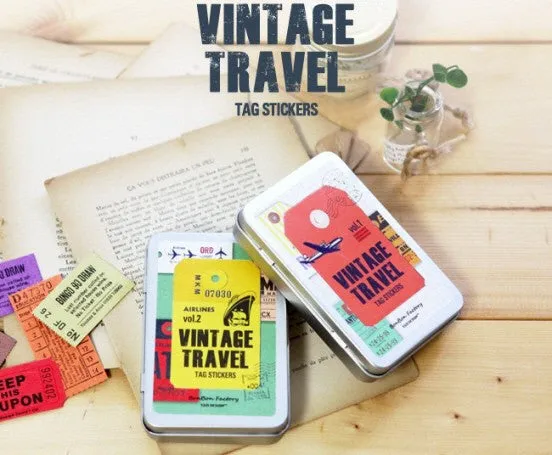 Vintage Traveltag Label Set - Vol.1