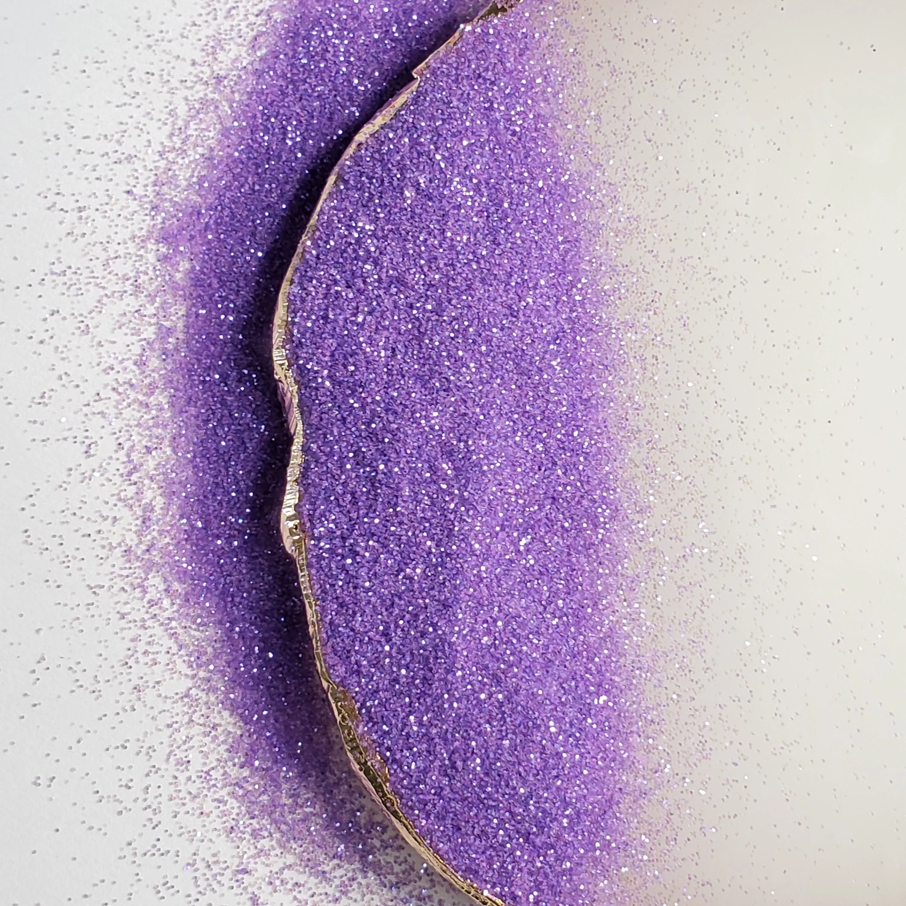 Violet Iridescent Purple Glitter
