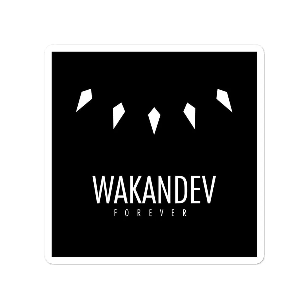 Wakandev High-quality Vinyl Bubble-free stickers