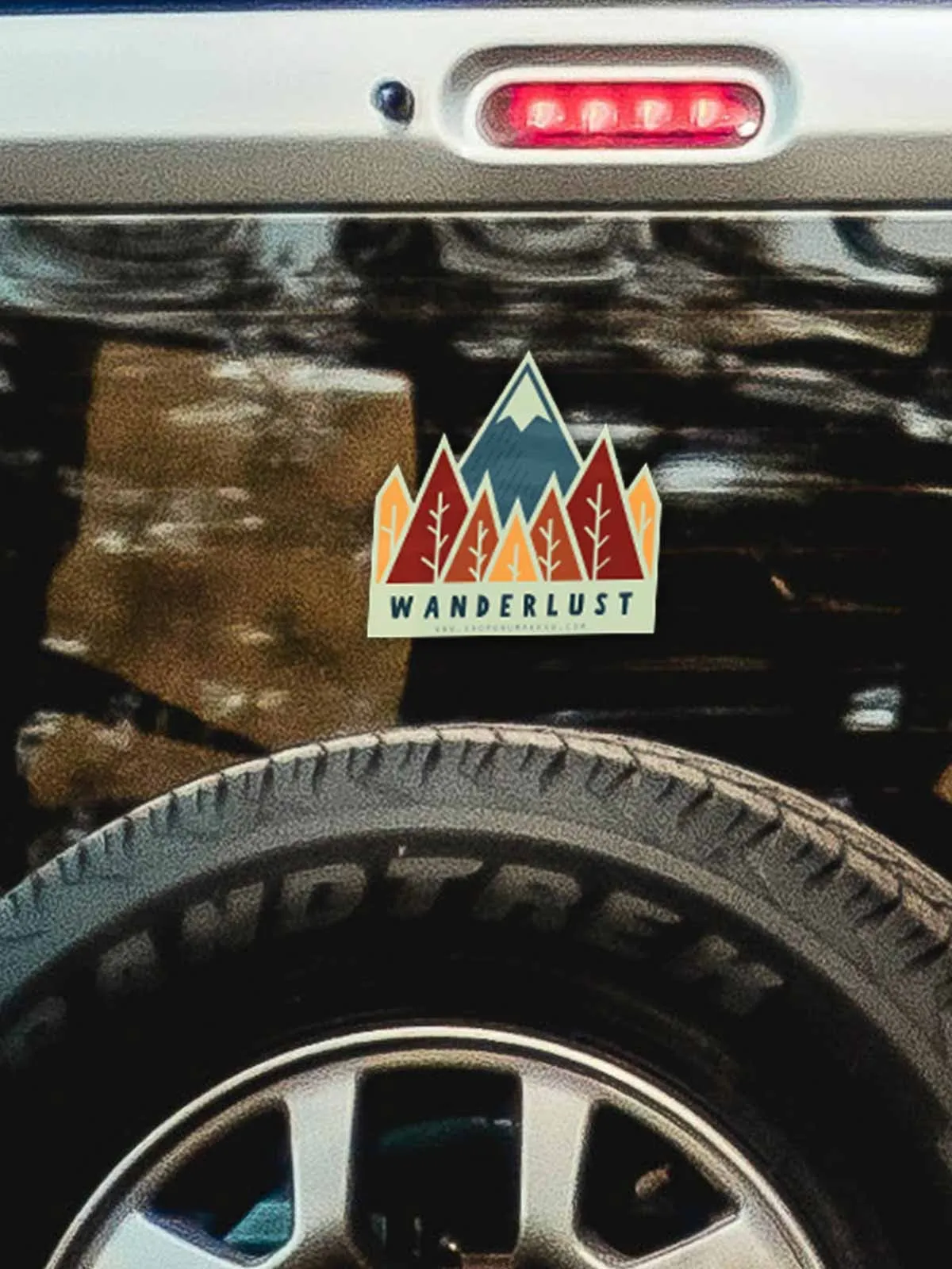 Wanderlust  | Laptop / Car Sticker