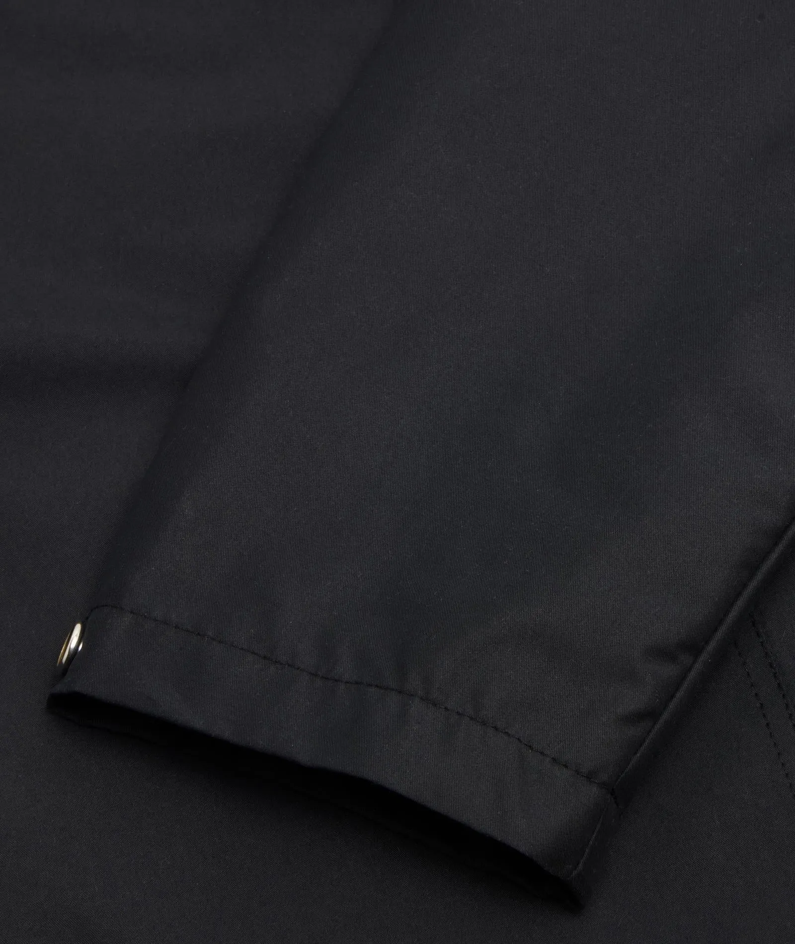 Water Repellent Zipper Jacket - Black