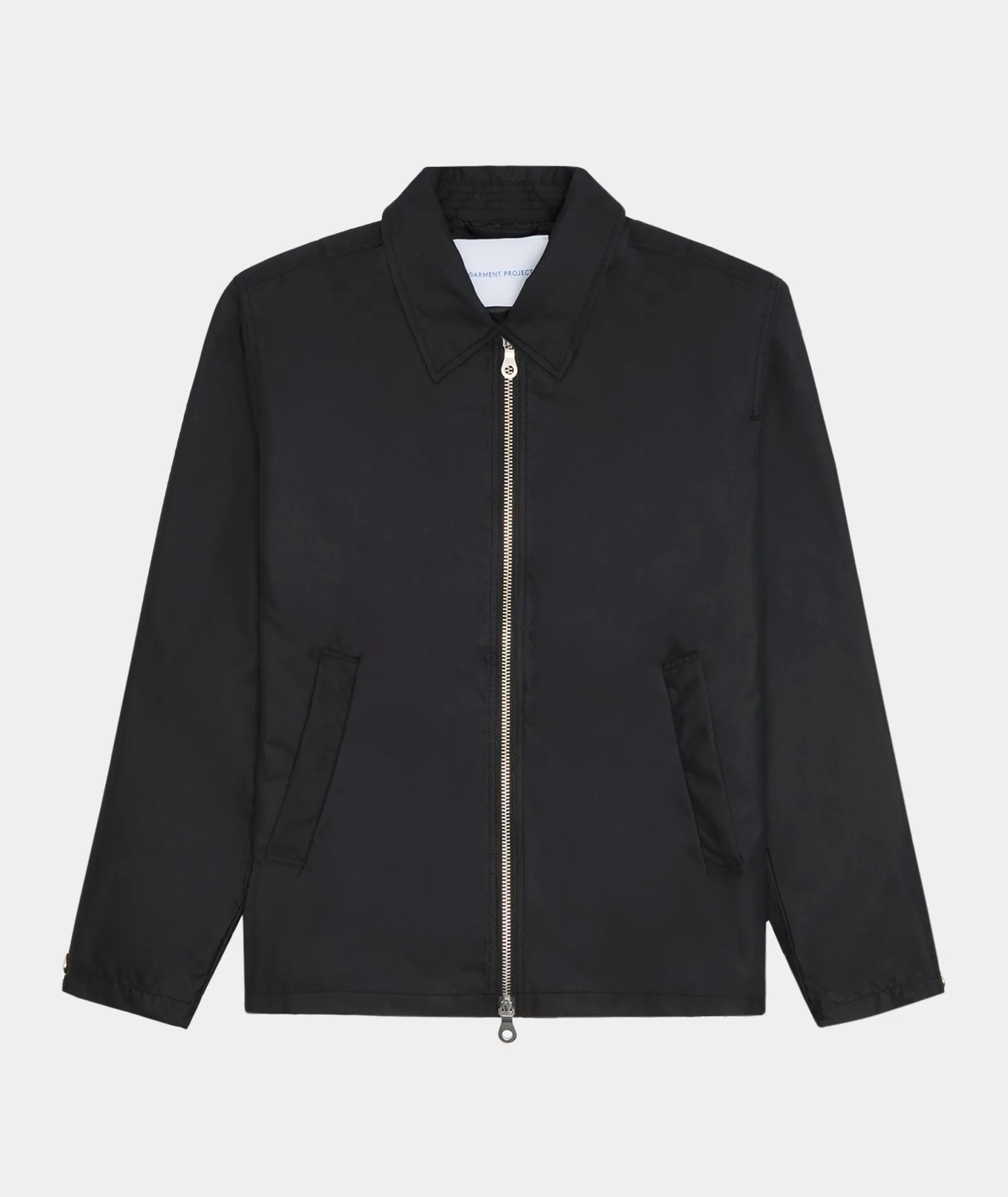 Water Repellent Zipper Jacket - Black