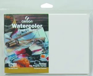 Watercolor Post Cards, 5" x 7" (15 Pack)
