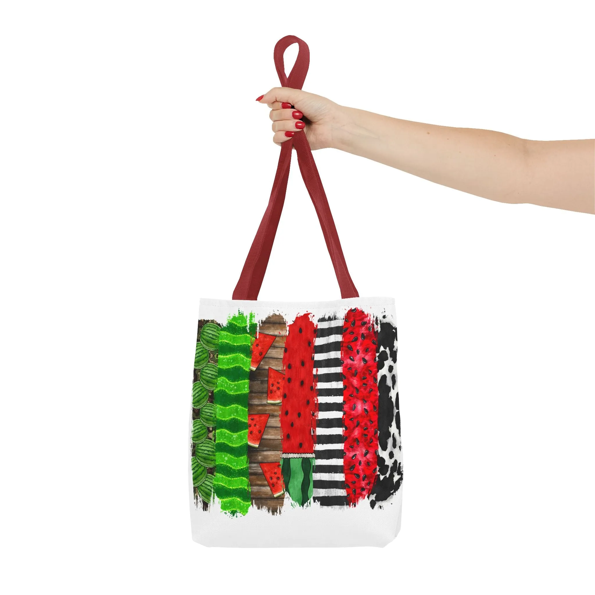 Watermelon Brush Stroke Tote Bag