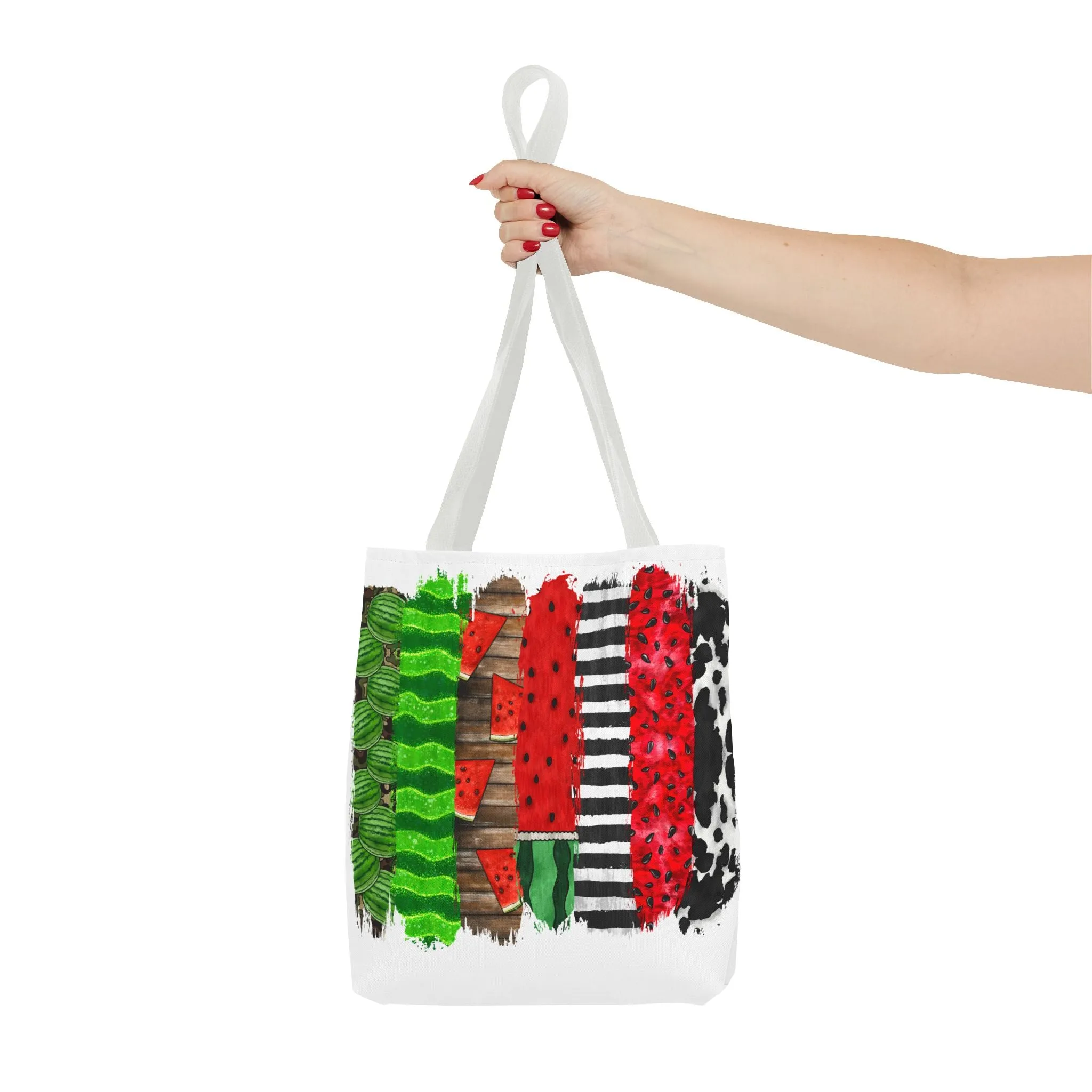 Watermelon Brush Stroke Tote Bag