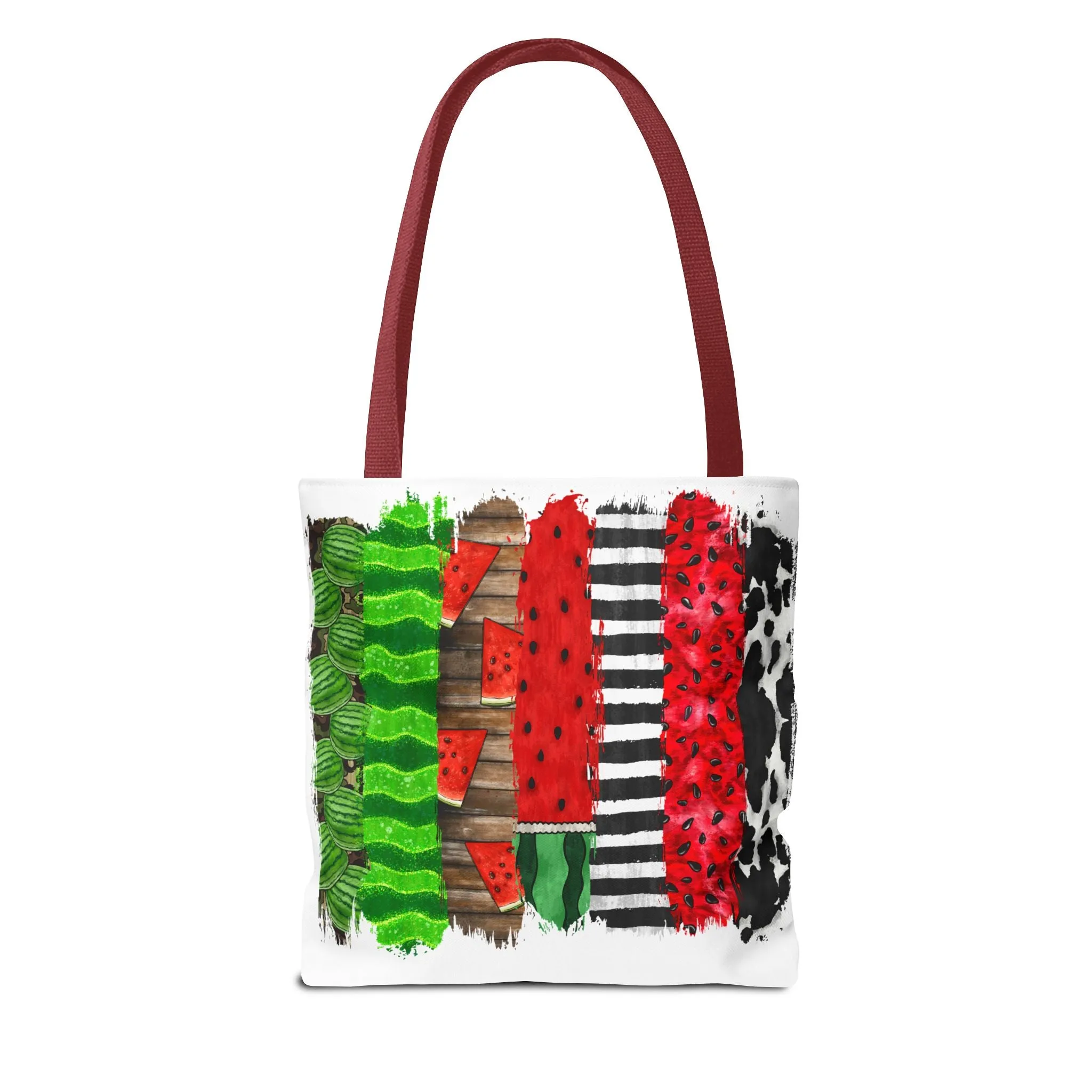 Watermelon Brush Stroke Tote Bag