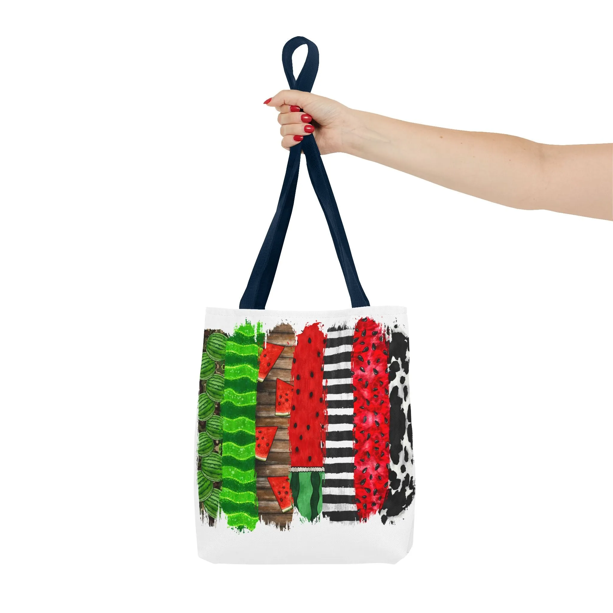 Watermelon Brush Stroke Tote Bag