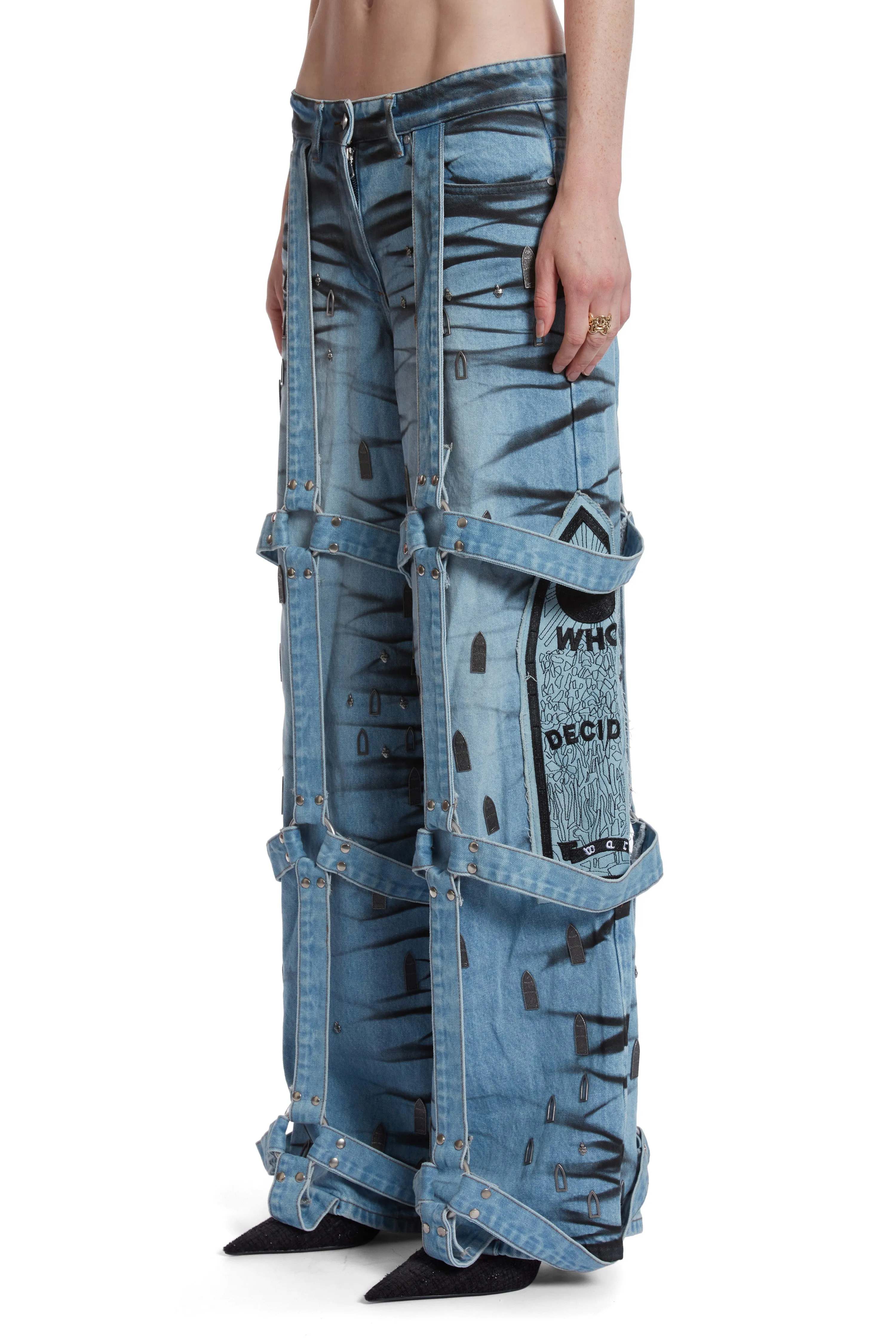 WOMEN'S WINGED LOGO BONDAGE PANT