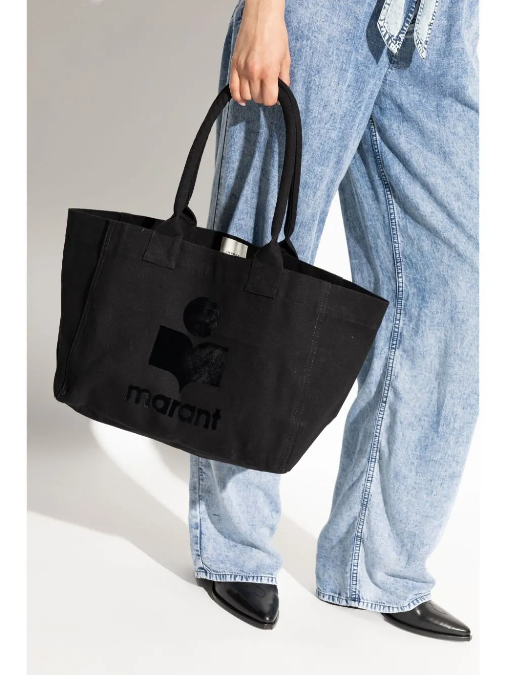 Yenky zipped canvas tote bag