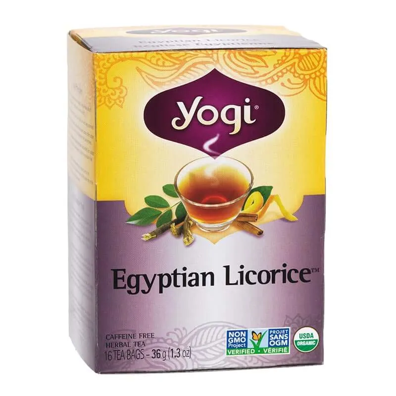 Yogi Egyptian Licorice Tea 16 Tea Bags