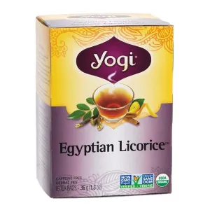 Yogi Egyptian Licorice Tea 16 Tea Bags