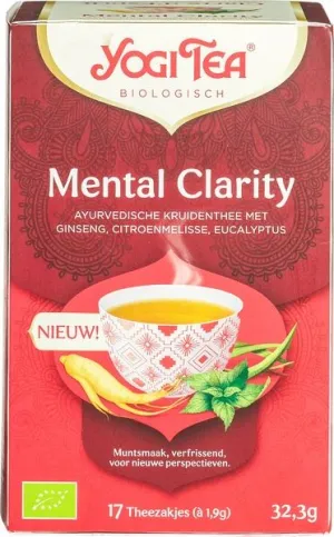 Yogi Tea | Mental Clarity Tea | 17 BAGS