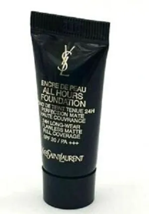 Yves Saint Laurent All Hours Foundation 5ml  0.16 fl. oz. official skincare sample Shade BR 05 Cool Milk perfume tester