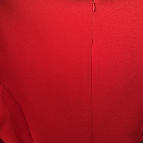 Zara red belted dress in size Small.