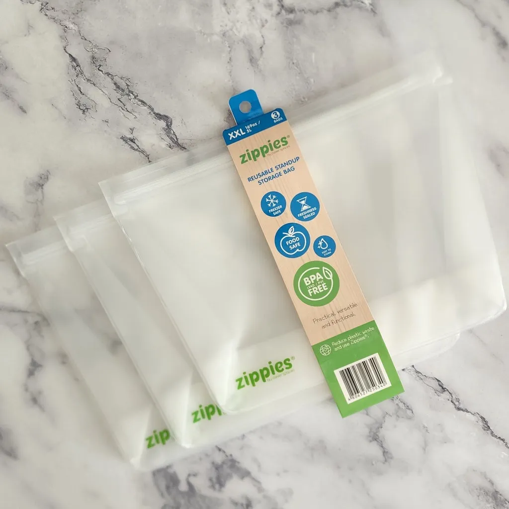 Zippies Reusable Standup Storage Bags