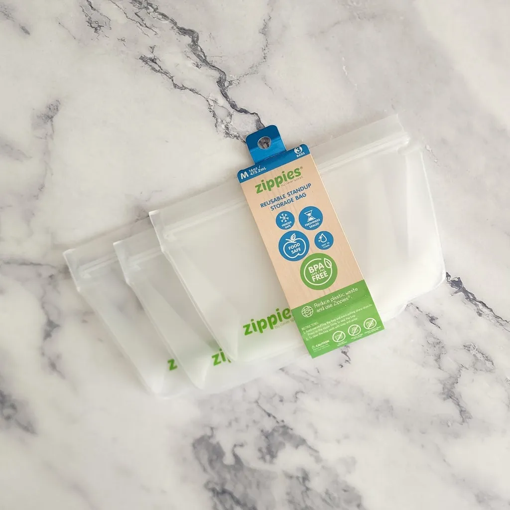 Zippies Reusable Standup Storage Bags