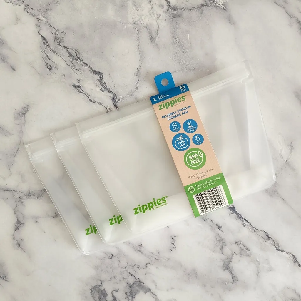 Zippies Reusable Standup Storage Bags