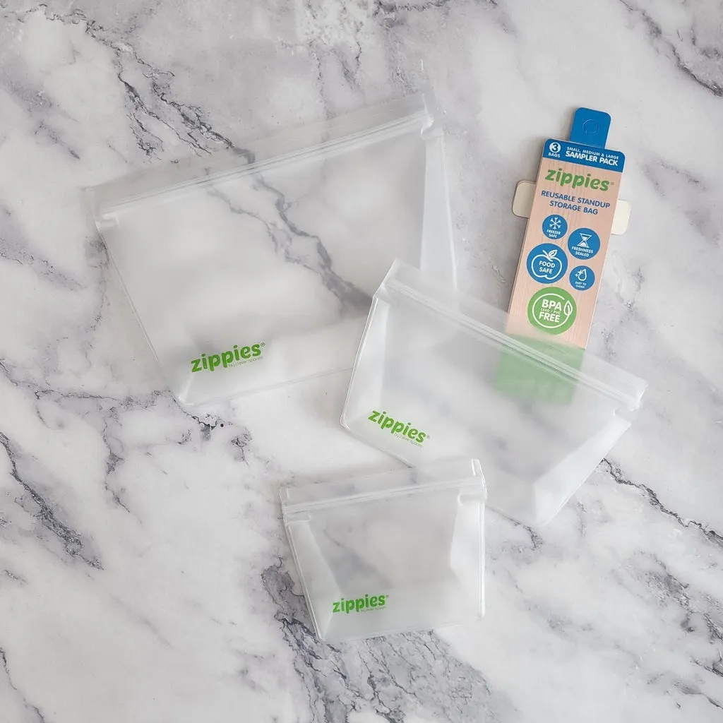 Zippies Reusable Standup Storage Bags