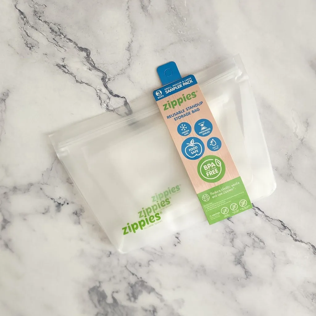 Zippies Reusable Standup Storage Bags