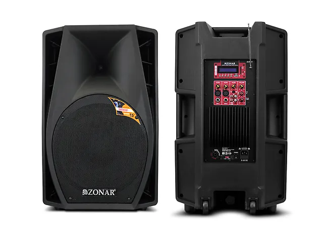Zonar Zlx15 Bt Bafle Amplificado 15 Pulg. 9000 W Bluetooth